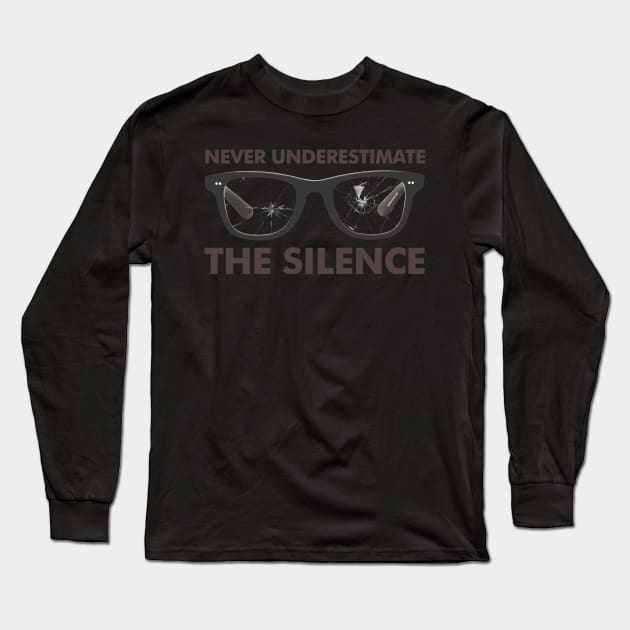 The Silence Long Sleeve T-Shirt by ROBOT BOBROX